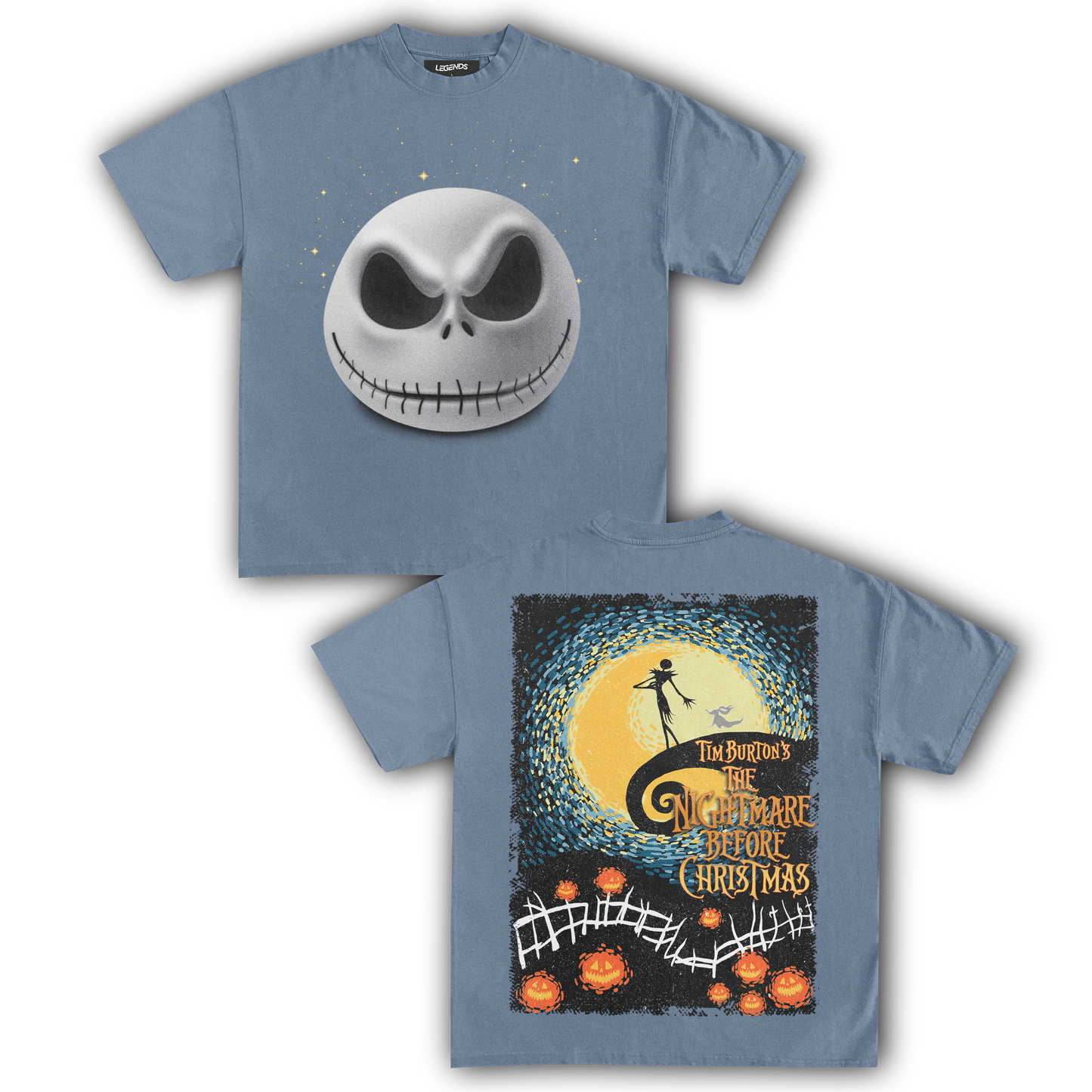 TIME BURTON'S THE NIGHTMARE BEFORE CHRISTMAS TEE (Double Sided)