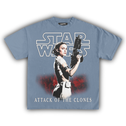 STAR WARS ATTACK OF THE CLONES 2002 VINTAGE TEE