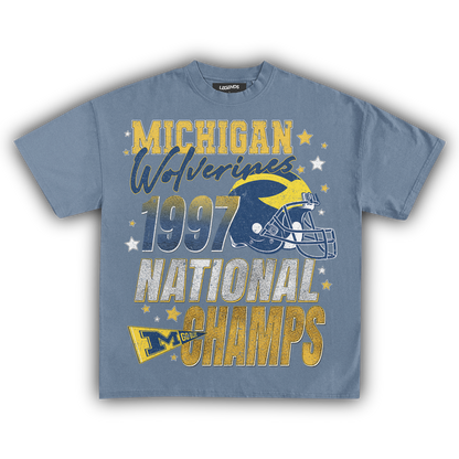 WOLVERINES VINTAGE 1997 NATIONAL CHAMPS TEE