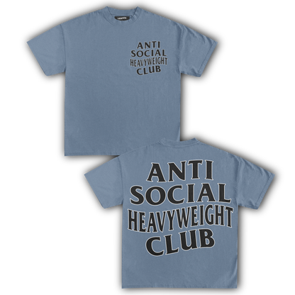 ANTI SOCIAL HEAVYWEIGHT CLUB TEE (BLACK TEXT)