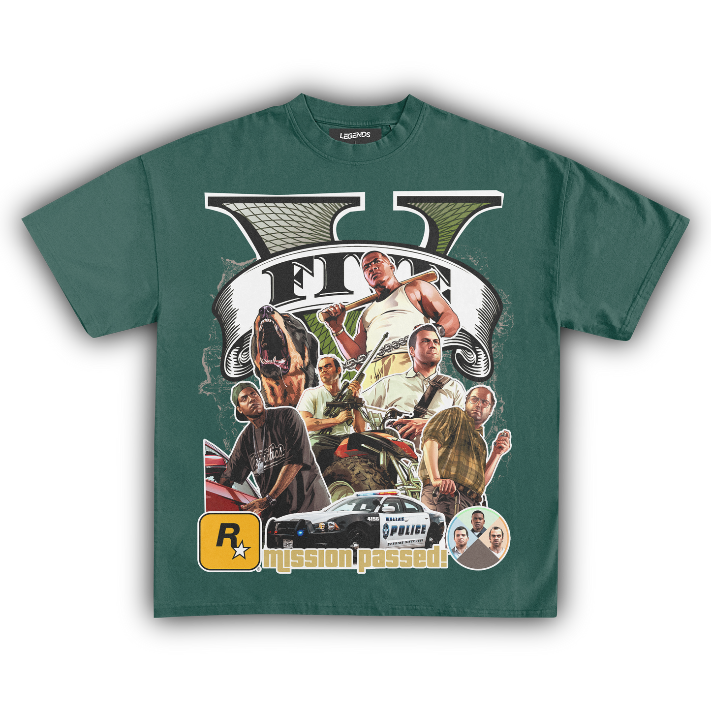 GRAND THEFT AUTO V TEE (Version 2)