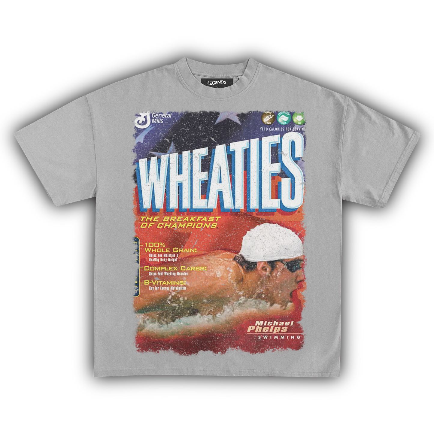 WHEATIES MICHAEL PHELPS 2004 VINTAGE TEE