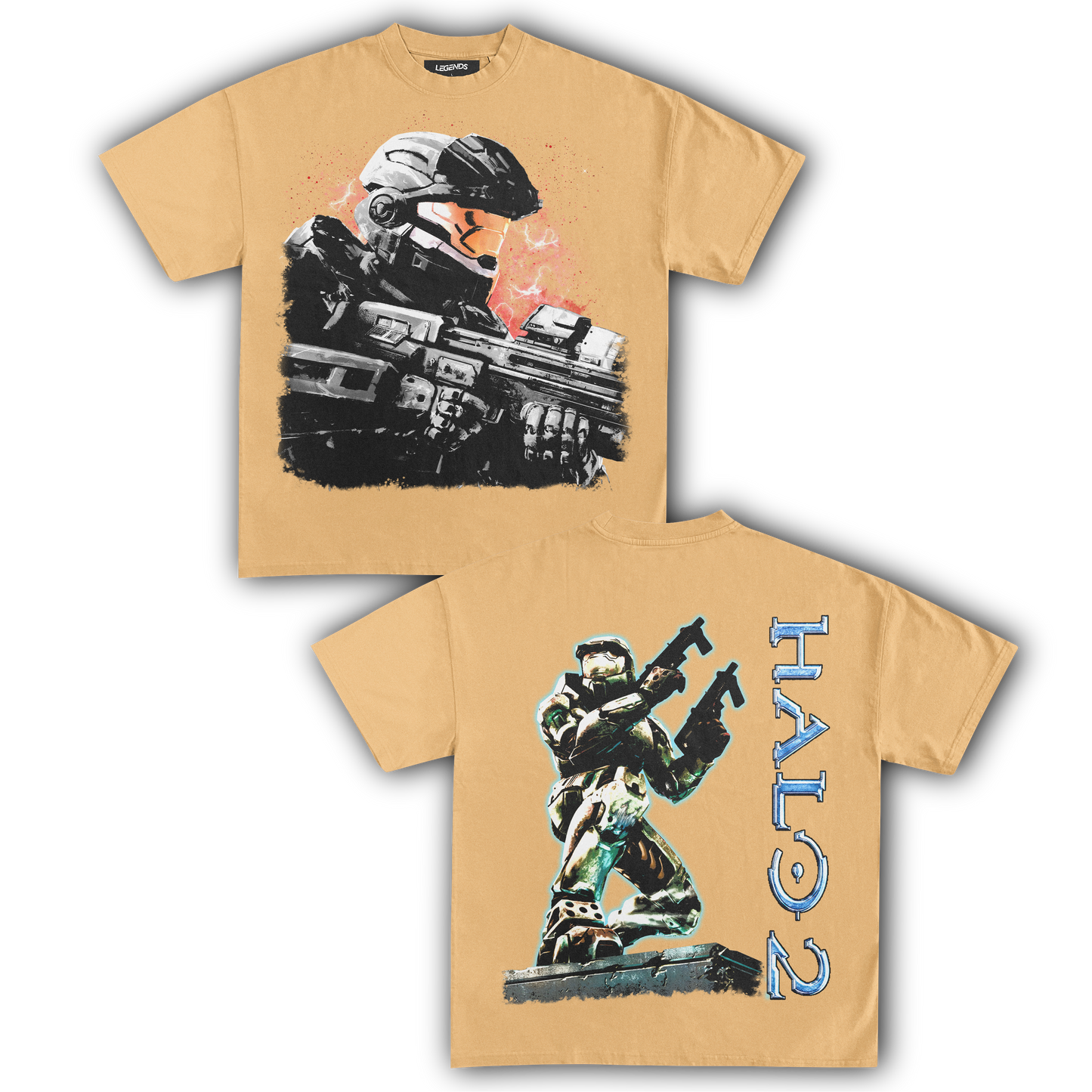 HALO 2 VINTAGE TEE (Double Sided)