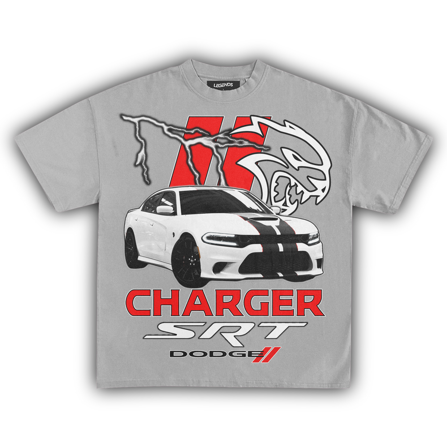 DODGE CHARGER SRT HELLCAT VINTAGE TEE