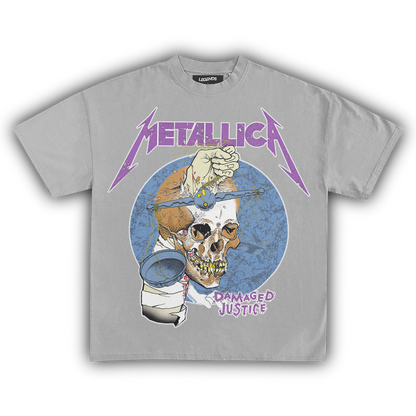 METALLICA DAMAGED JUSTICE TEE