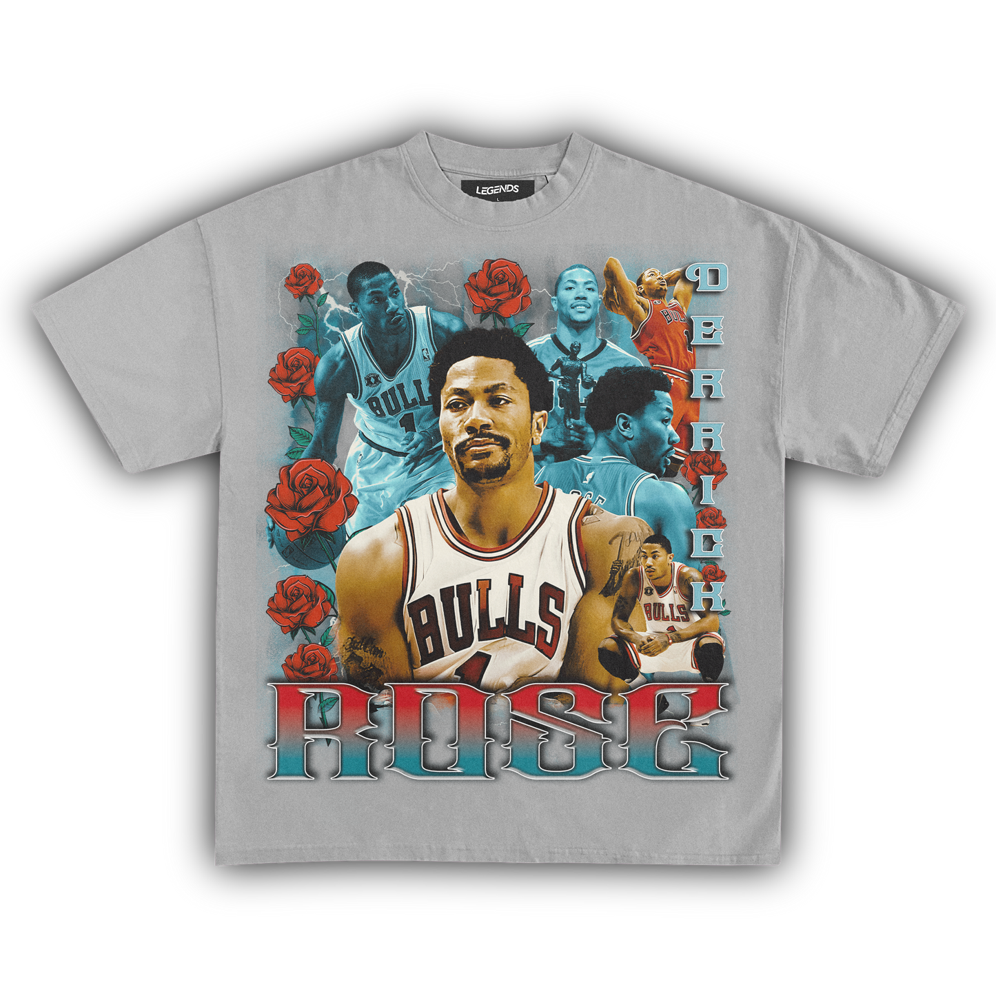 DERRICK ROSE BULLS TEE