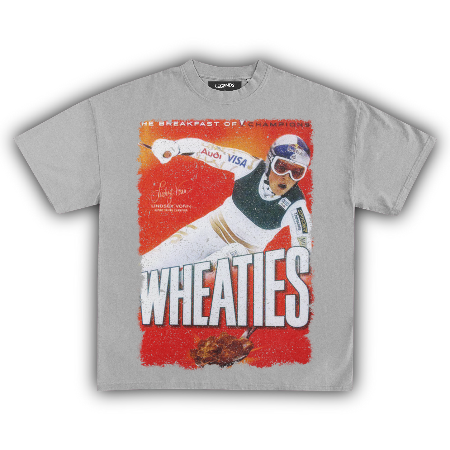 WHEATIES LINDSEY VONN 2010 VINTAGE TEE