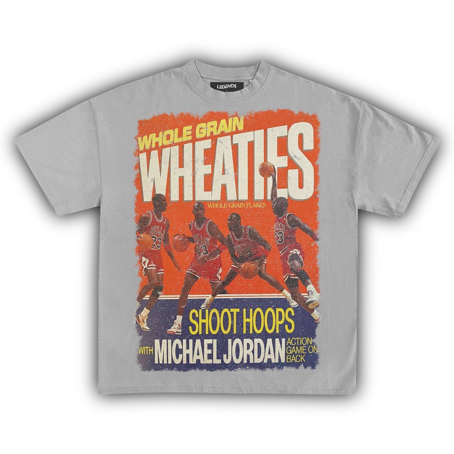 WHEATIES MICHAEL JORDAN SHOOT HOOPS 1990 VINTAGE TEE