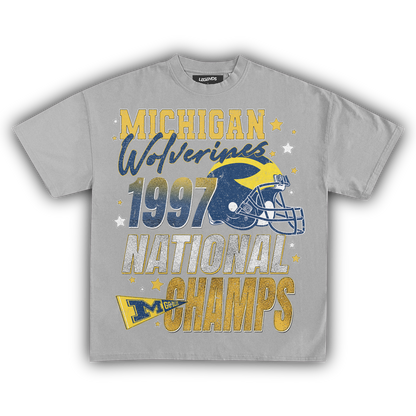 WOLVERINES VINTAGE 1997 NATIONAL CHAMPS TEE