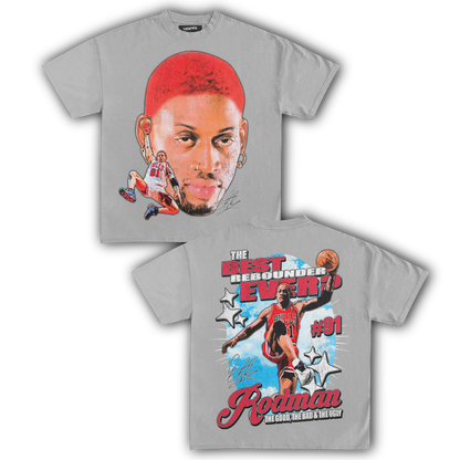 DENNIS RODMAN GOOD BAD UGLY TEE (Double Sided)