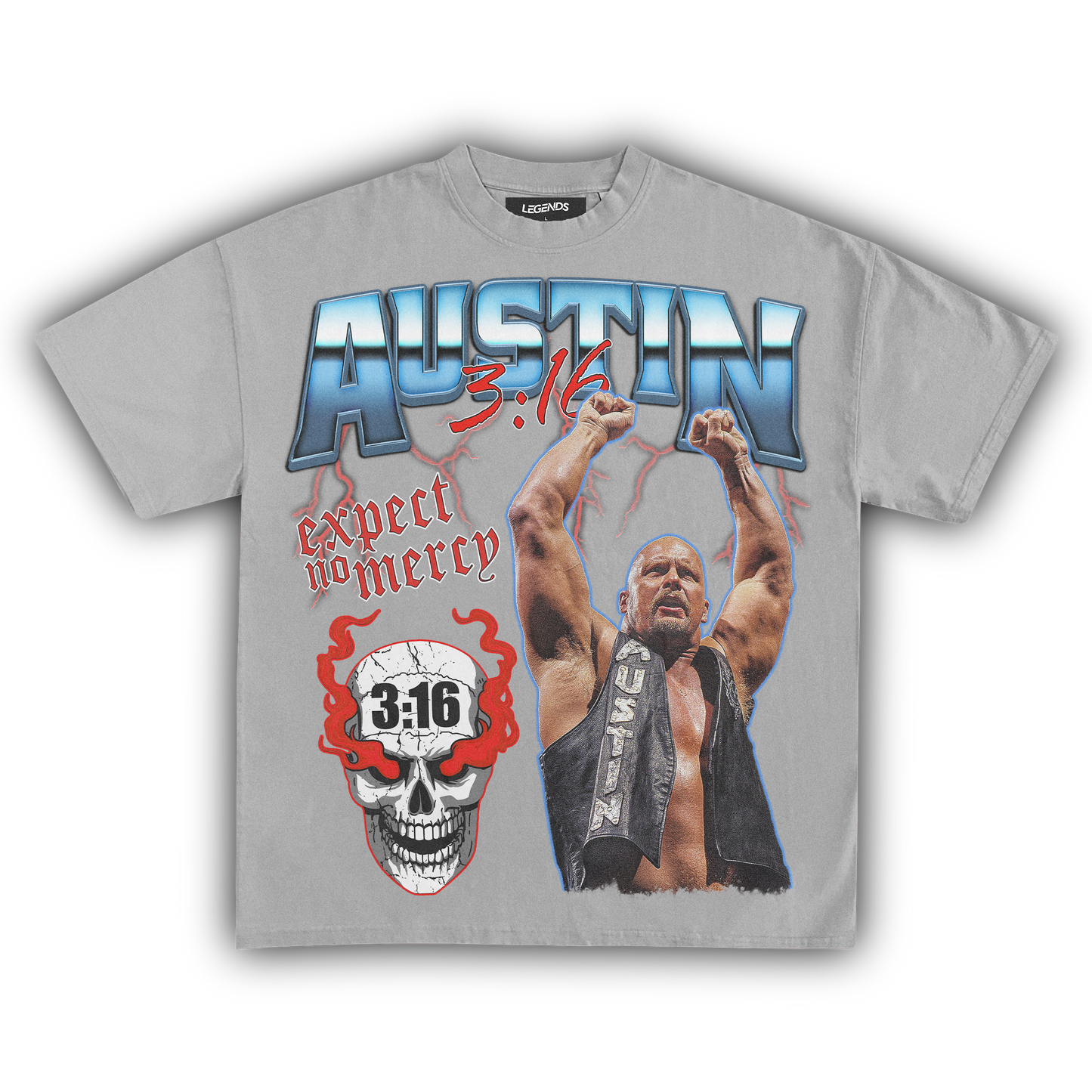 STONE COLD NO MERCY TEE