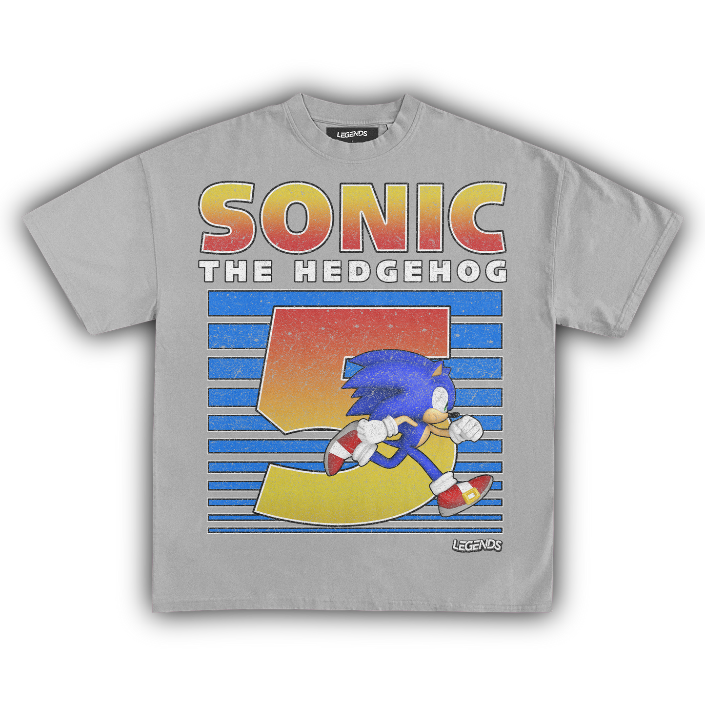 SONIC THE HEDGEHOG 5 VINTAGE TEE