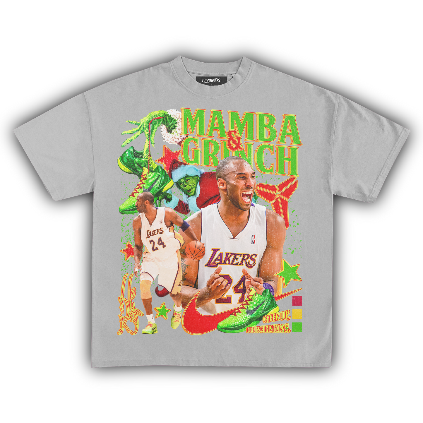 MAMBA & GRINCH STOLE CHRISTMAS TEE