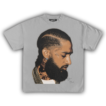 NIPSEY HUSSLE GOLD CHAINS TEE