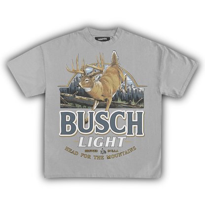 BUSCH LIGHT HEAD FOR THE MOUNTAINS TEE