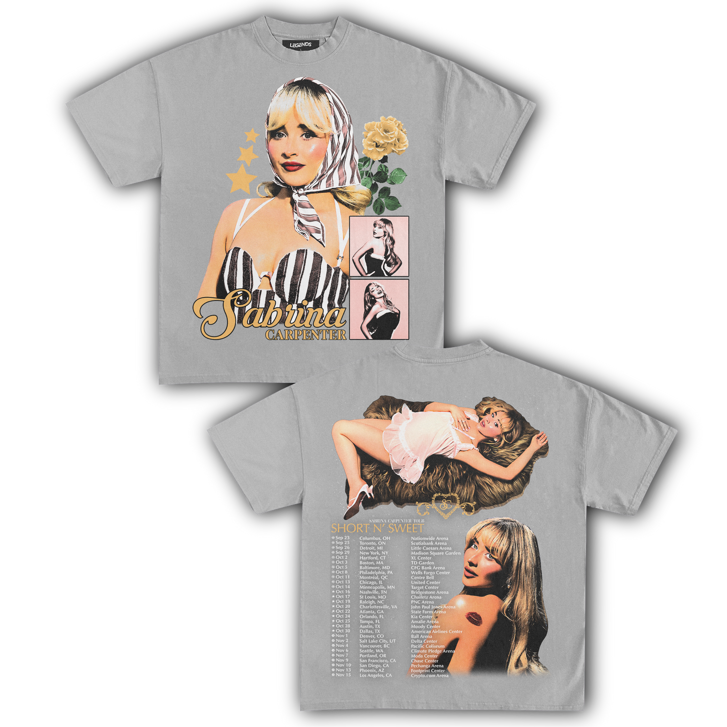 SABRINA CARPENTER SHORT N' SWEET TOUR TEE