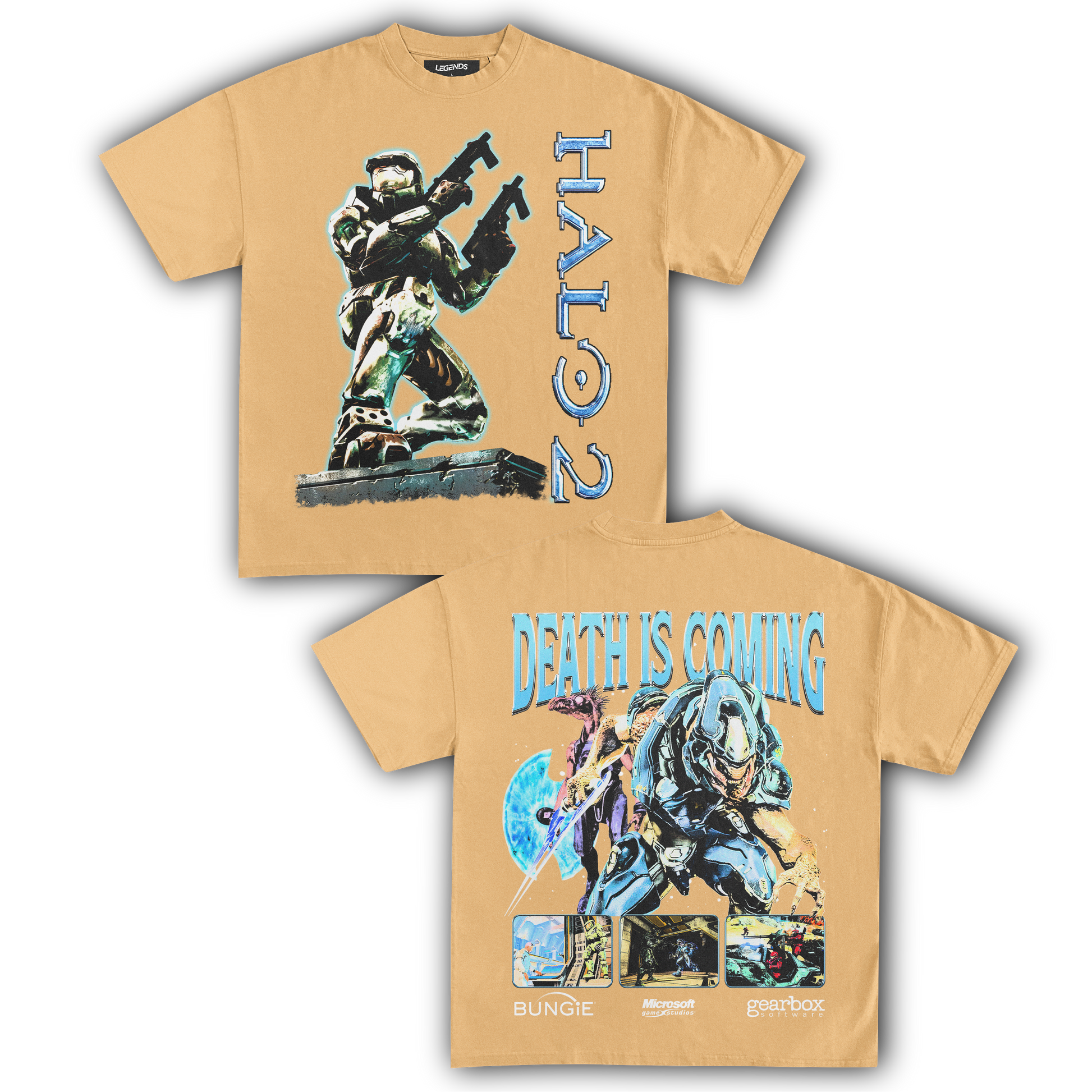 Halo 2 Tee » Gaming Tees » Vintage Heavyweight T-Shirt Halo 2 Tee » Gaming Tees » Vintage Heavyweight T-Shirt