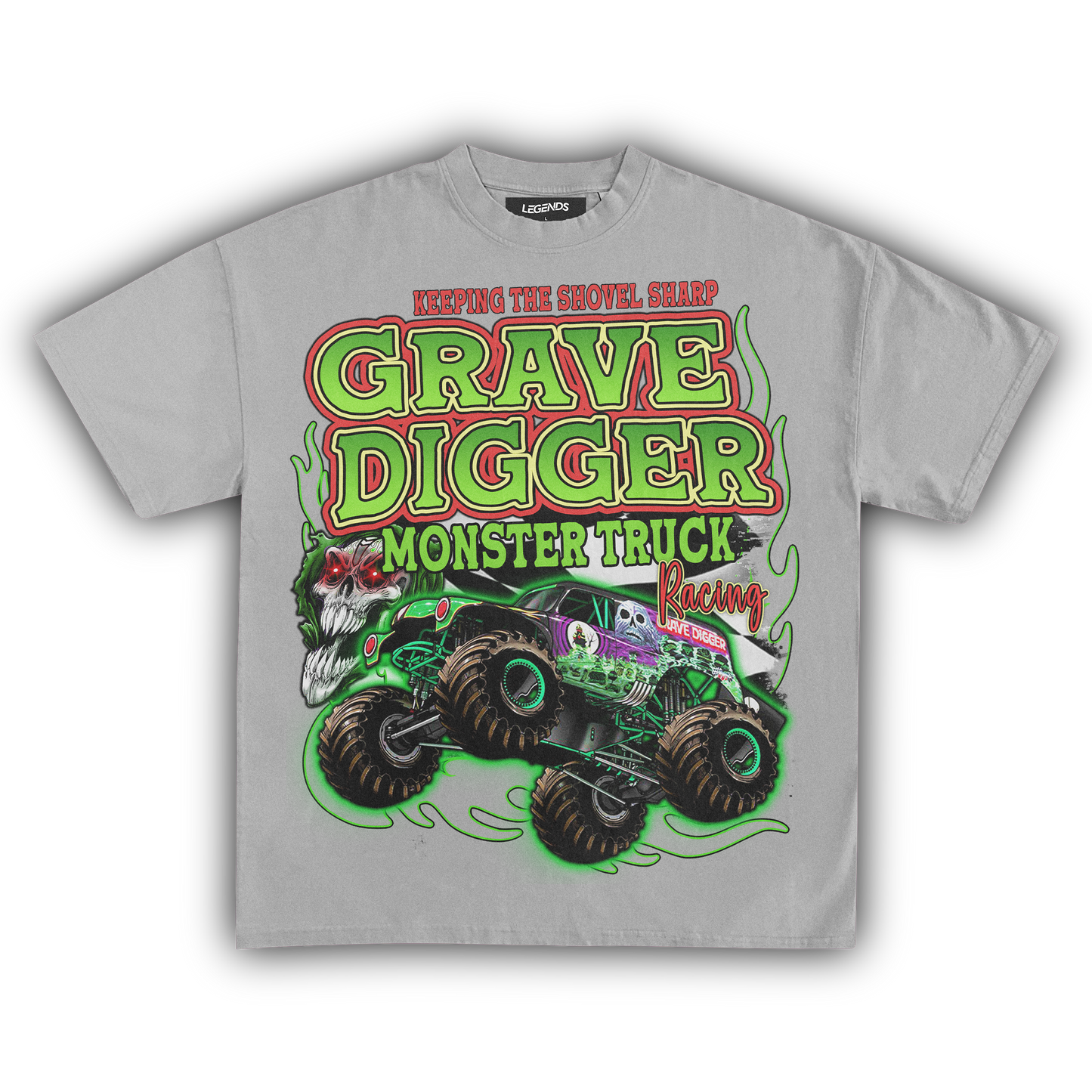 GRAVE DIGGER MONSTER JAM VINTAGE TEE