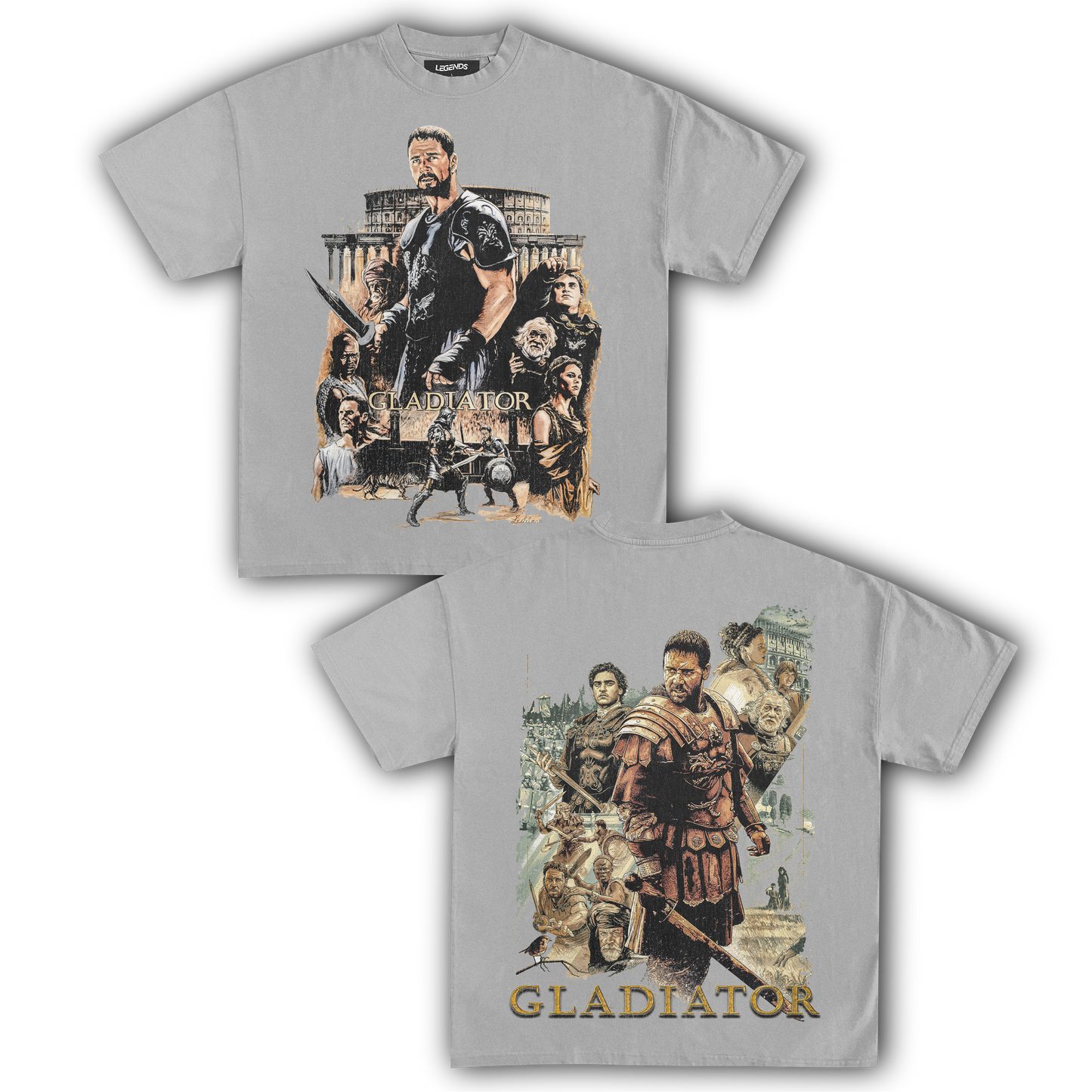 GLADIATOR VINTAGE TEE (Double Sided)