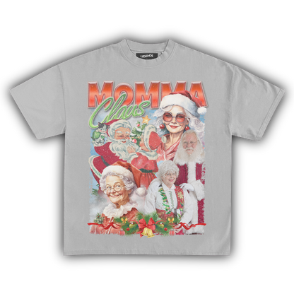 MOMMA CLAUS VINTAGE CHRISTMAS TEE