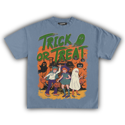 TRICK OR TREAT HALLOWEEN VINTAGE TEE