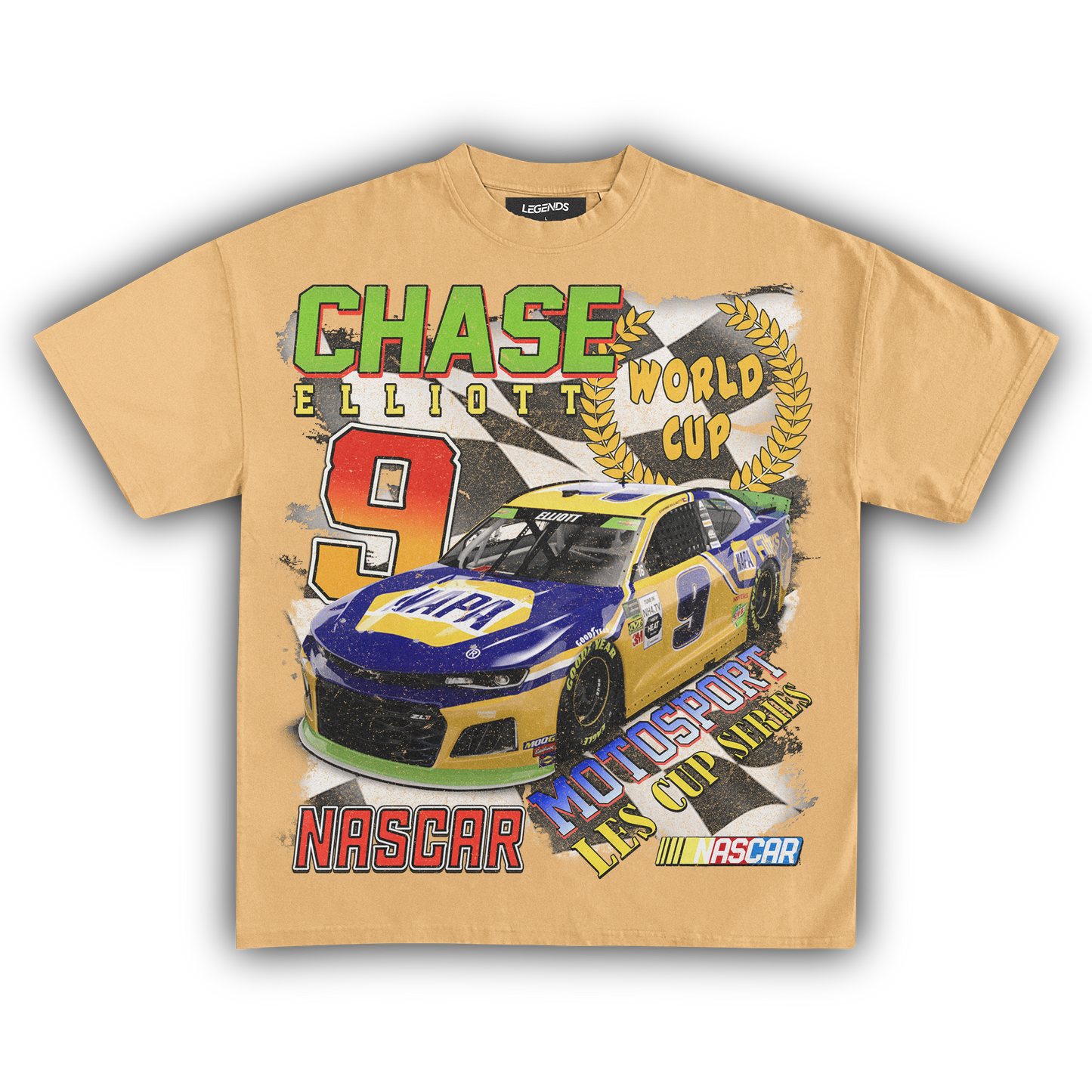 CHASE ELLIOTT VINTAGE NASCAR TEE