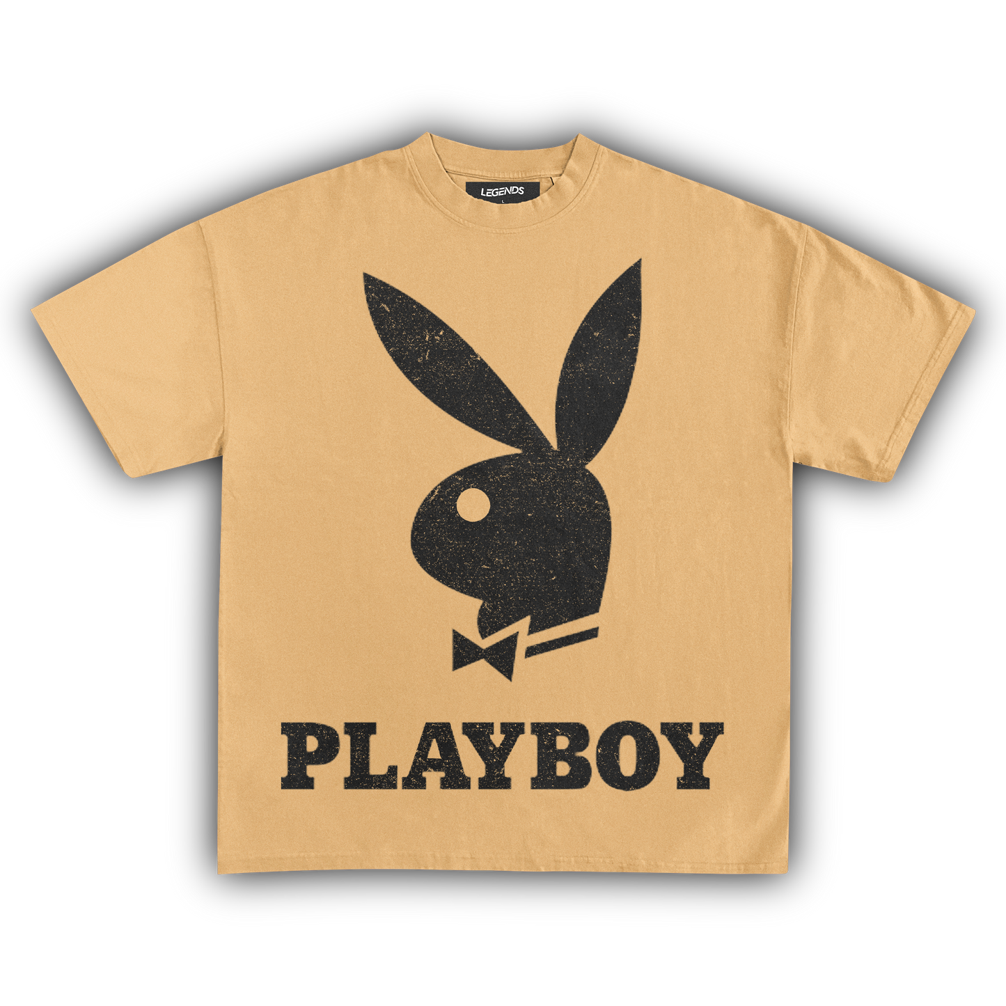 PLAYBOY BUNNY TEE (Black Print)