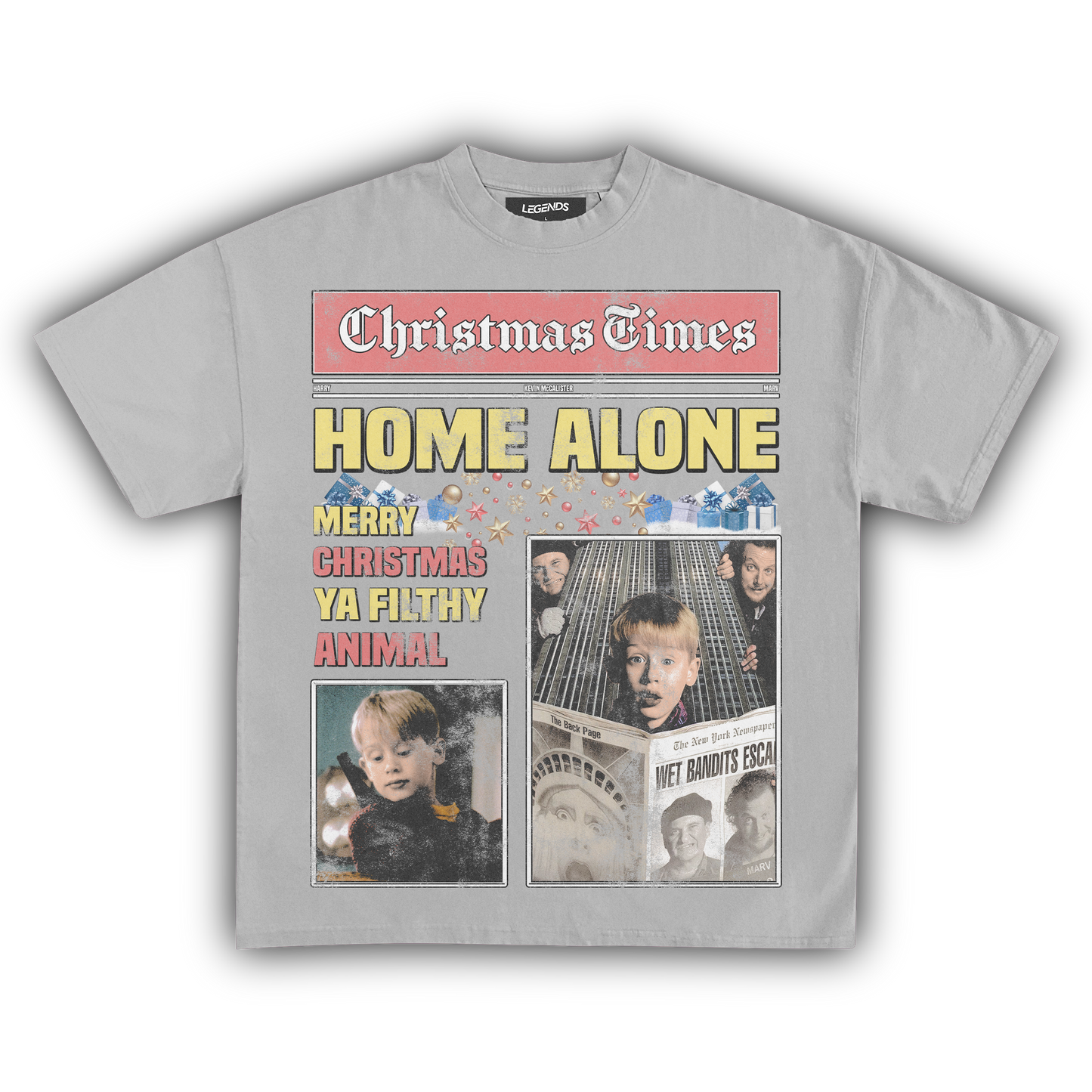 HOME ALONE BREAKING NEWS TEE