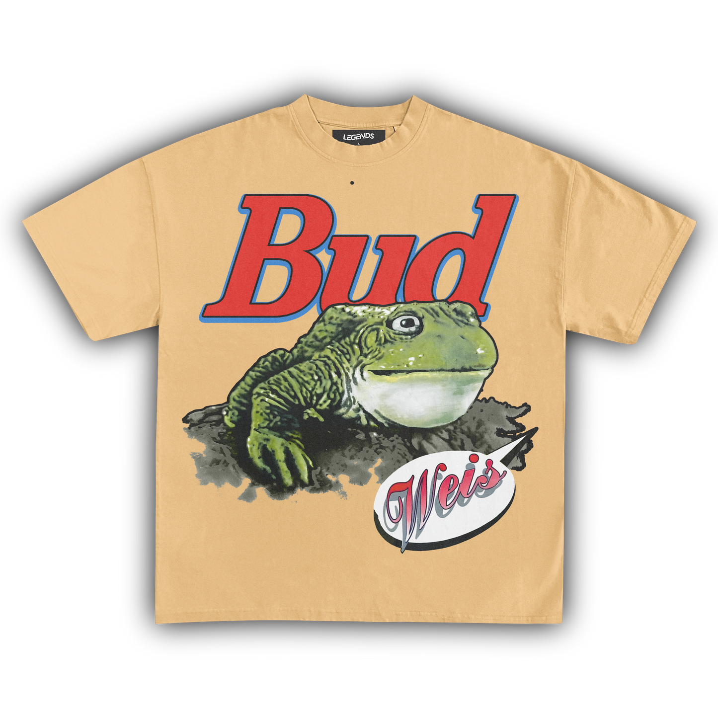 BUD-WEIS-ER FROG 1995 VINTAGE TEE