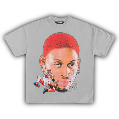 DENNIS RODMAN BIG FACE SLAM DUNK TEE