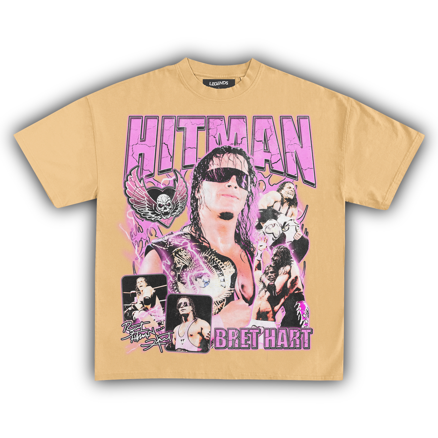 BRET HITMAN HART TEE