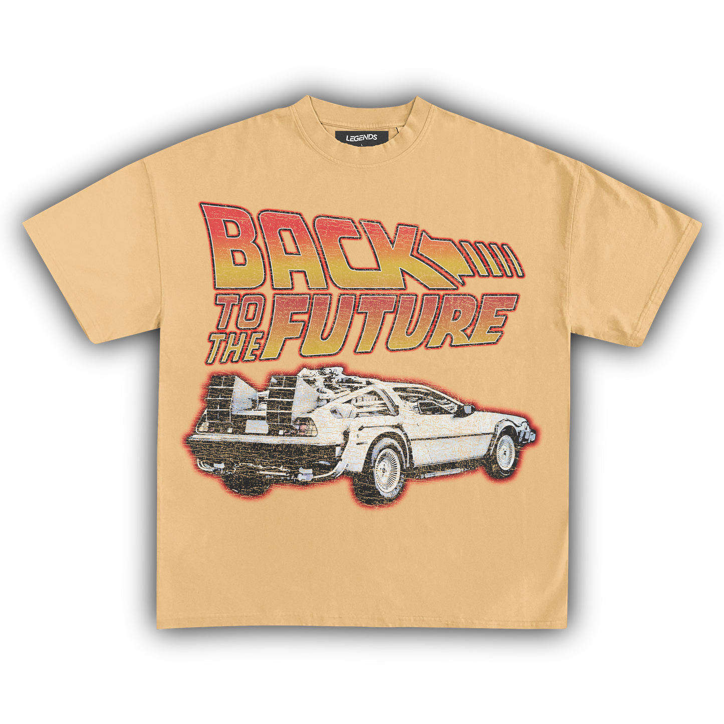 BACK TO THE FUTURE DELOREAN VINTAGE TEE