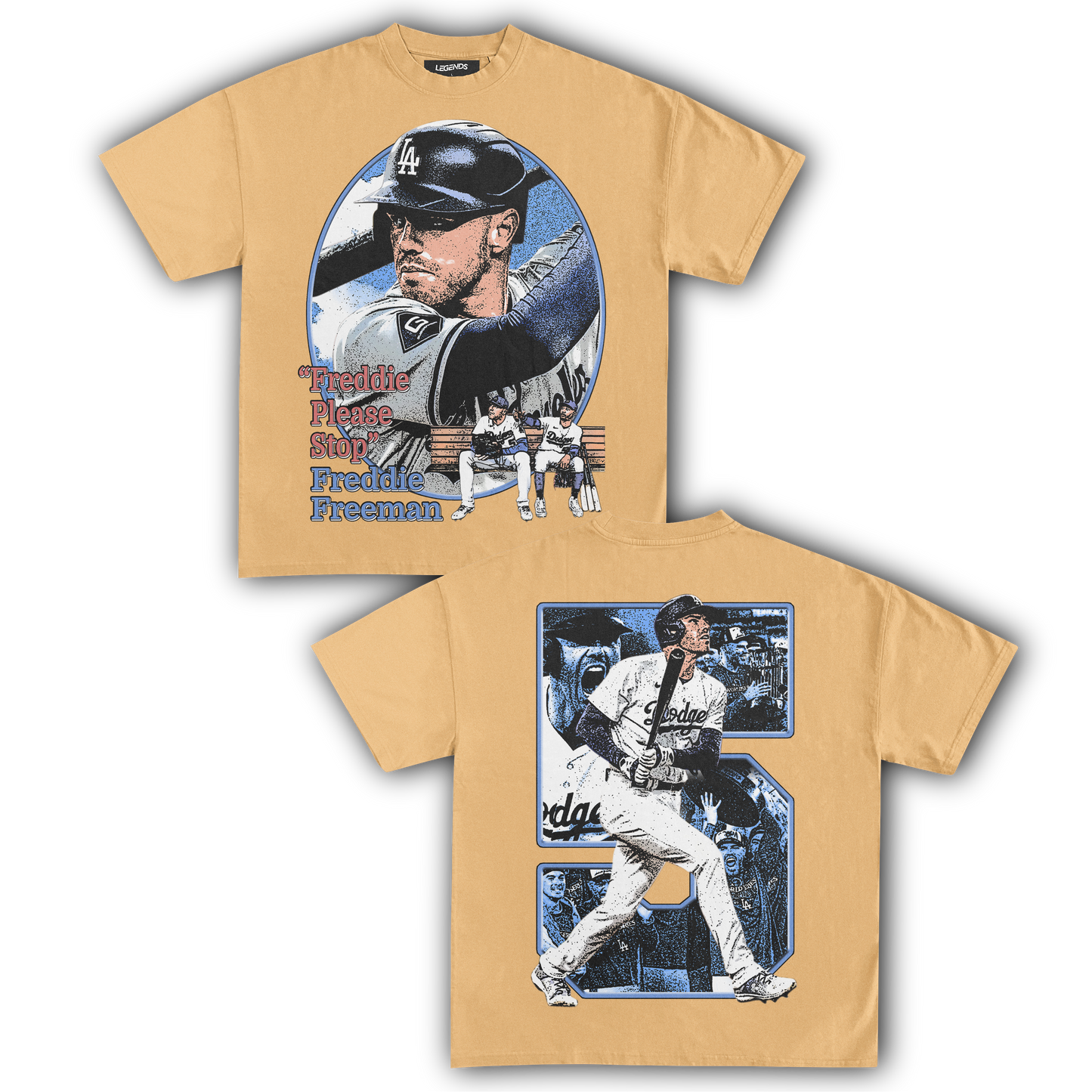 FREDDIE FREEMAN VINTAGE TEE (Double Sided)