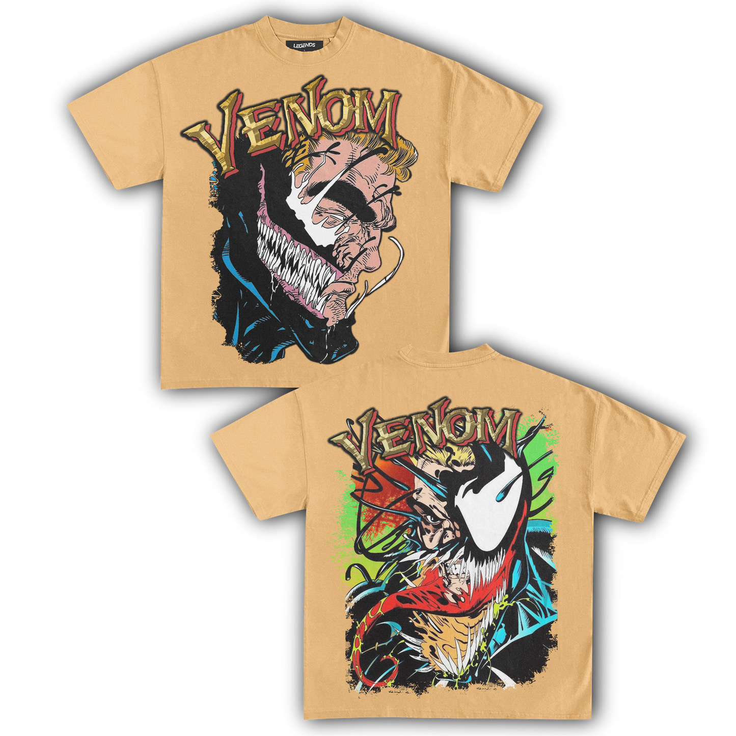 VENOM EDDIE BROCK SYMBIOTE TEE (Double Sided)