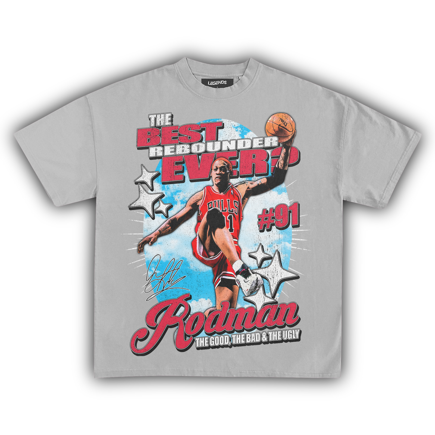 DENNIS RODMAN BEST REBOUNDER EVER TEE