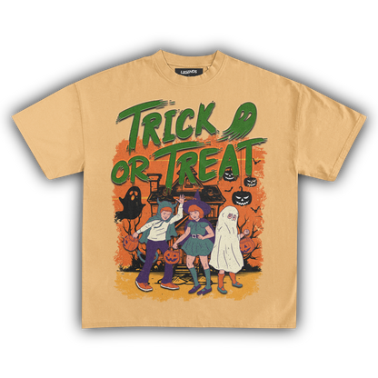 TRICK OR TREAT HALLOWEEN VINTAGE TEE