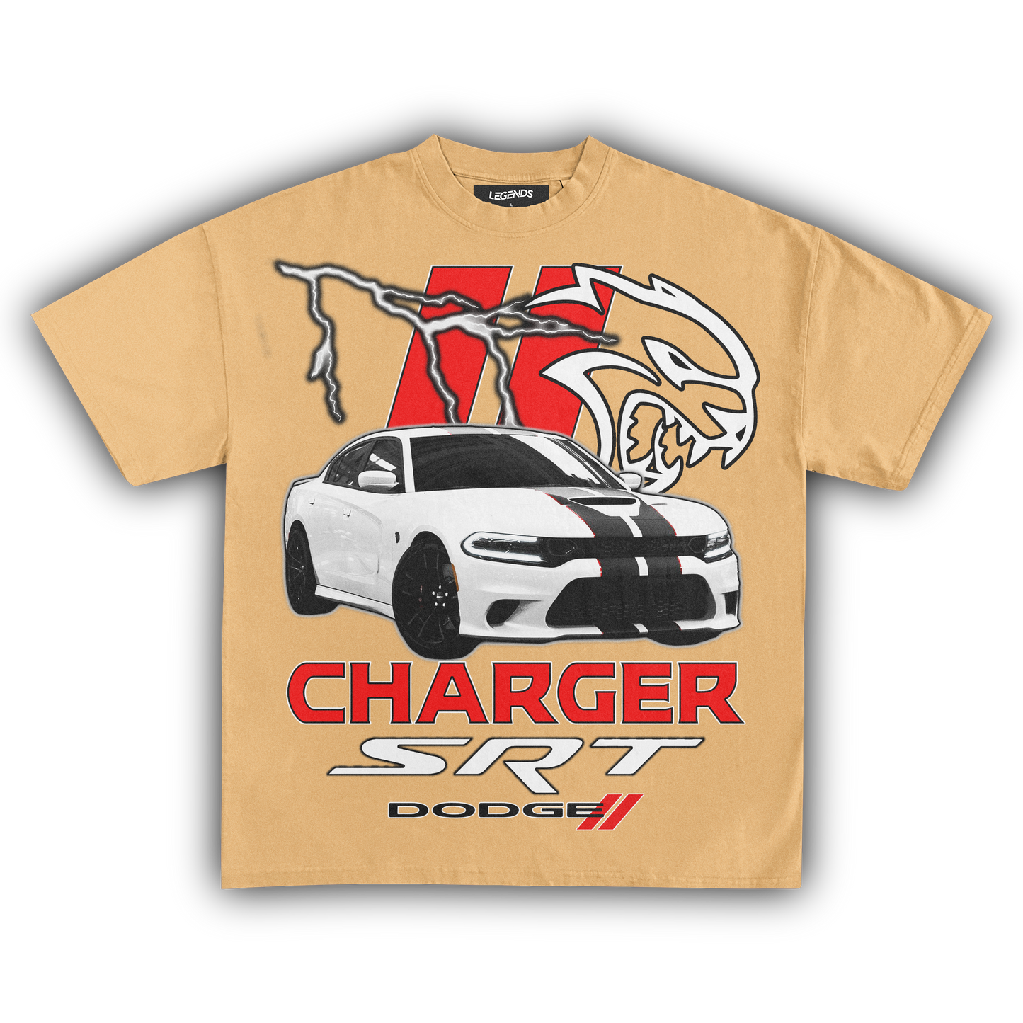 DODGE CHARGER SRT HELLCAT VINTAGE TEE