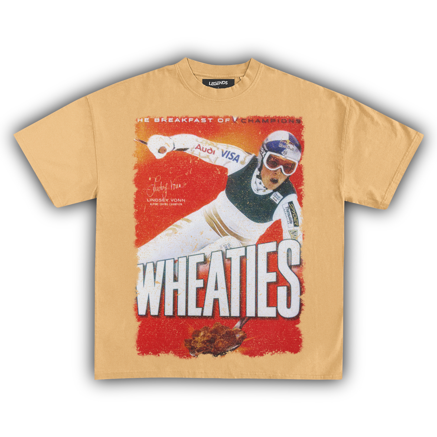 WHEATIES LINDSEY VONN 2010 VINTAGE TEE