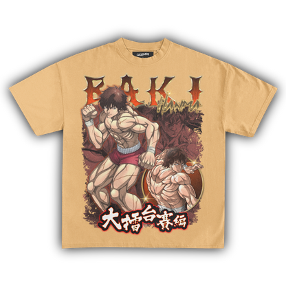 BAKI HANMA VINTAGE TEE