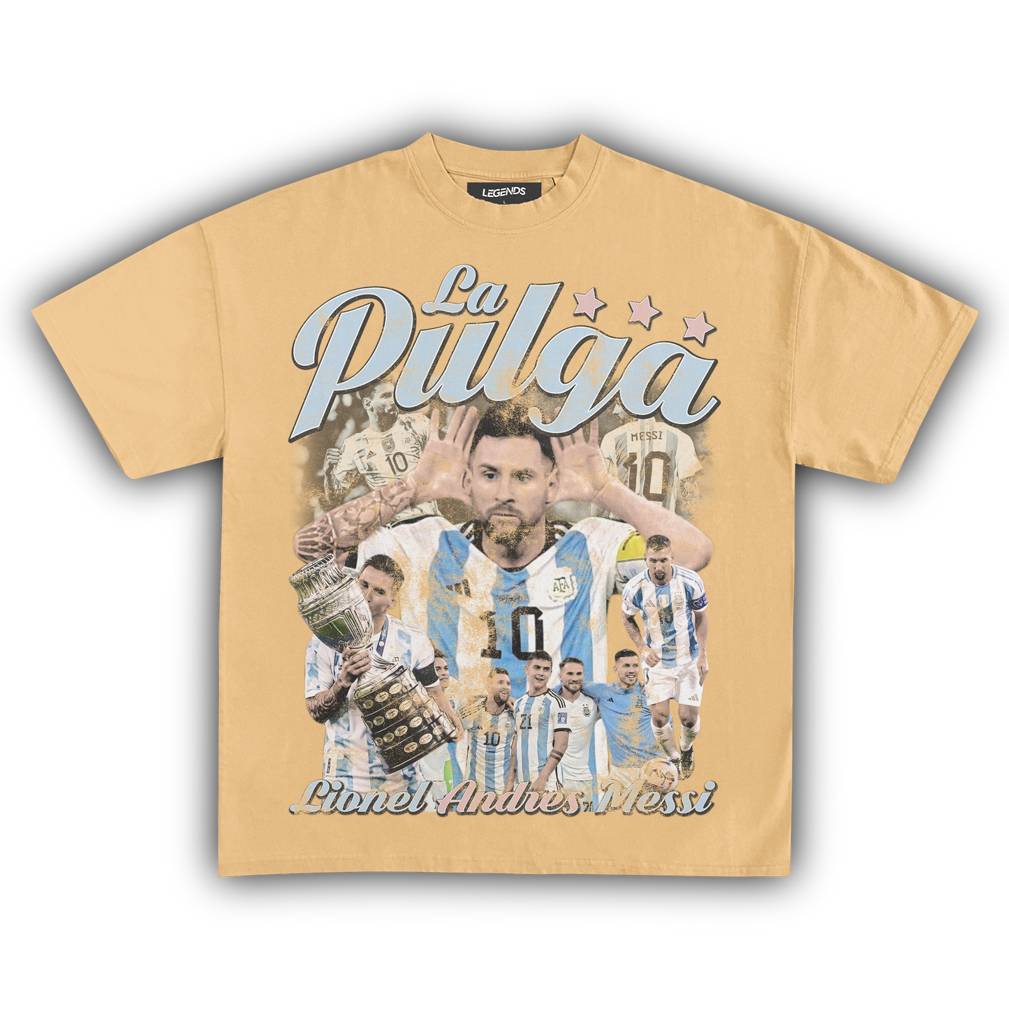 "LA PULGA" LIONEL MESSI VINTAGE TEE