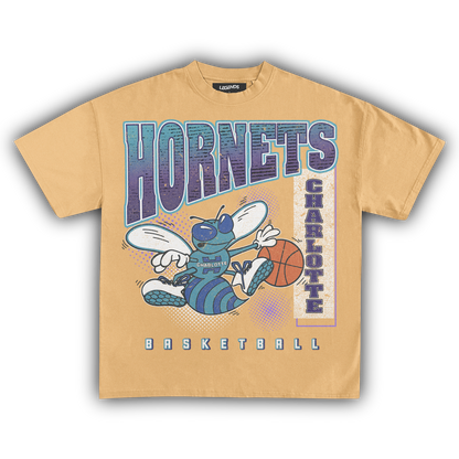 CHARLOTTE HORNETS VINTAGE TEE