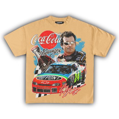 JEFF GORDAN COCA-COLA RACING VINTAGE TEE