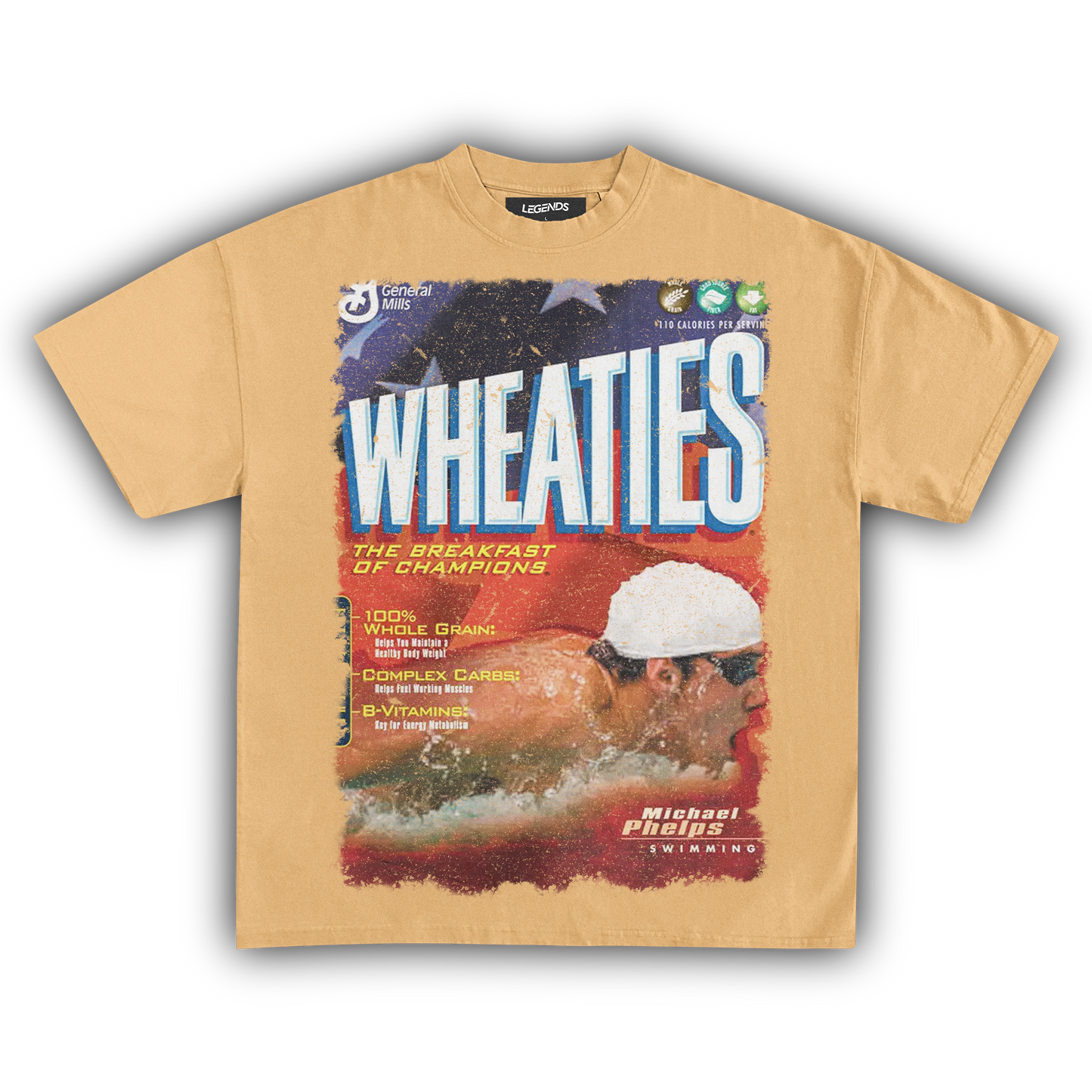 WHEATIES MICHAEL PHELPS 2004 VINTAGE TEE