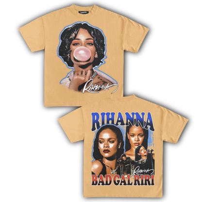 RIHANNA BUBBLEGUM TEE (Double Sided)