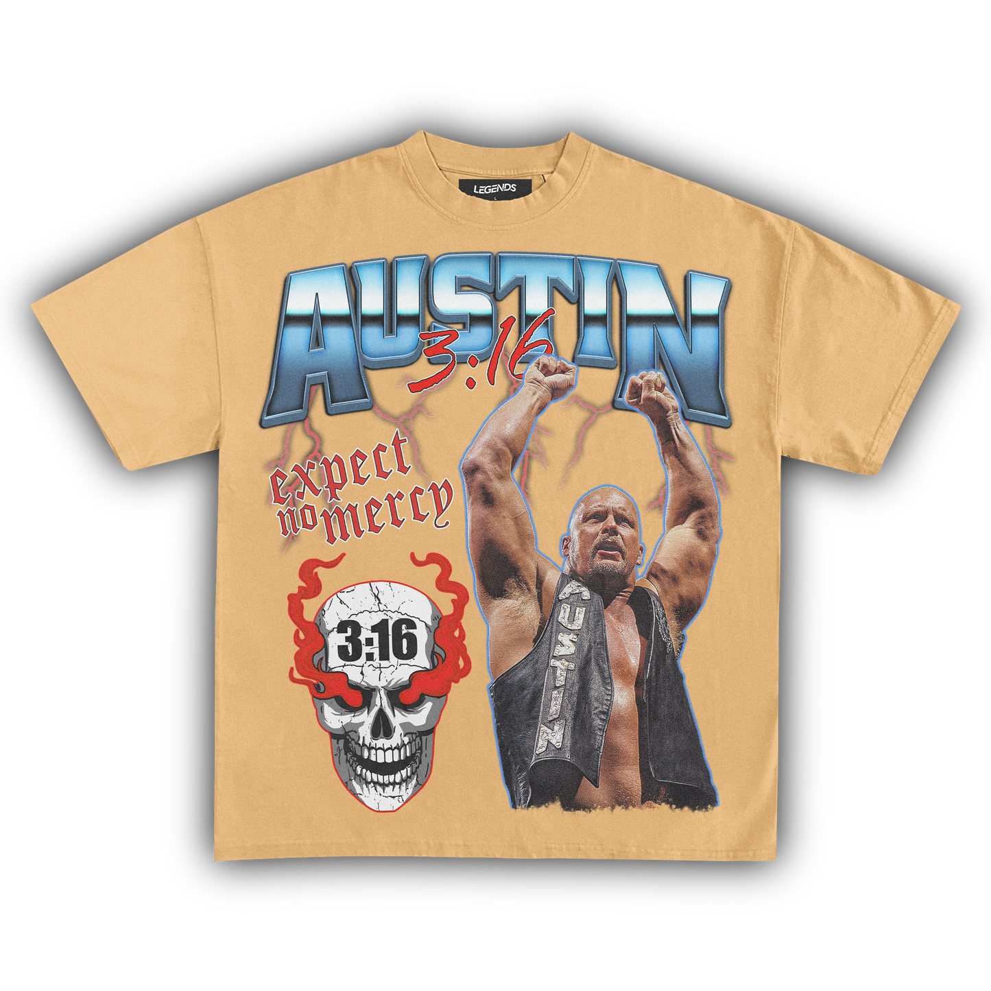 STONE COLD NO MERCY TEE