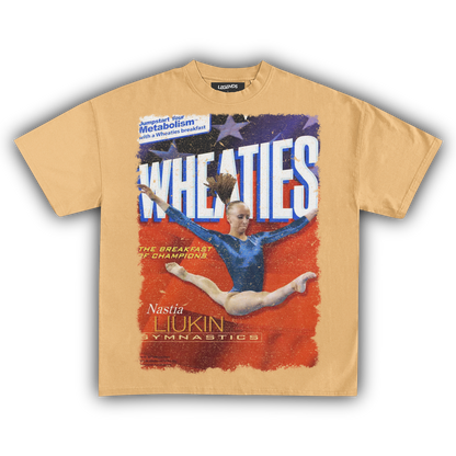 WHEATIES NASTIA LIUKIN 2008 VINTAGE TEE