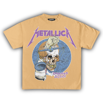 METALLICA DAMAGED JUSTICE TEE