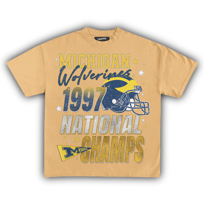 WOLVERINES VINTAGE 1997 NATIONAL CHAMPS TEE