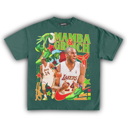 MAMBA & GRINCH STOLE CHRISTMAS TEE