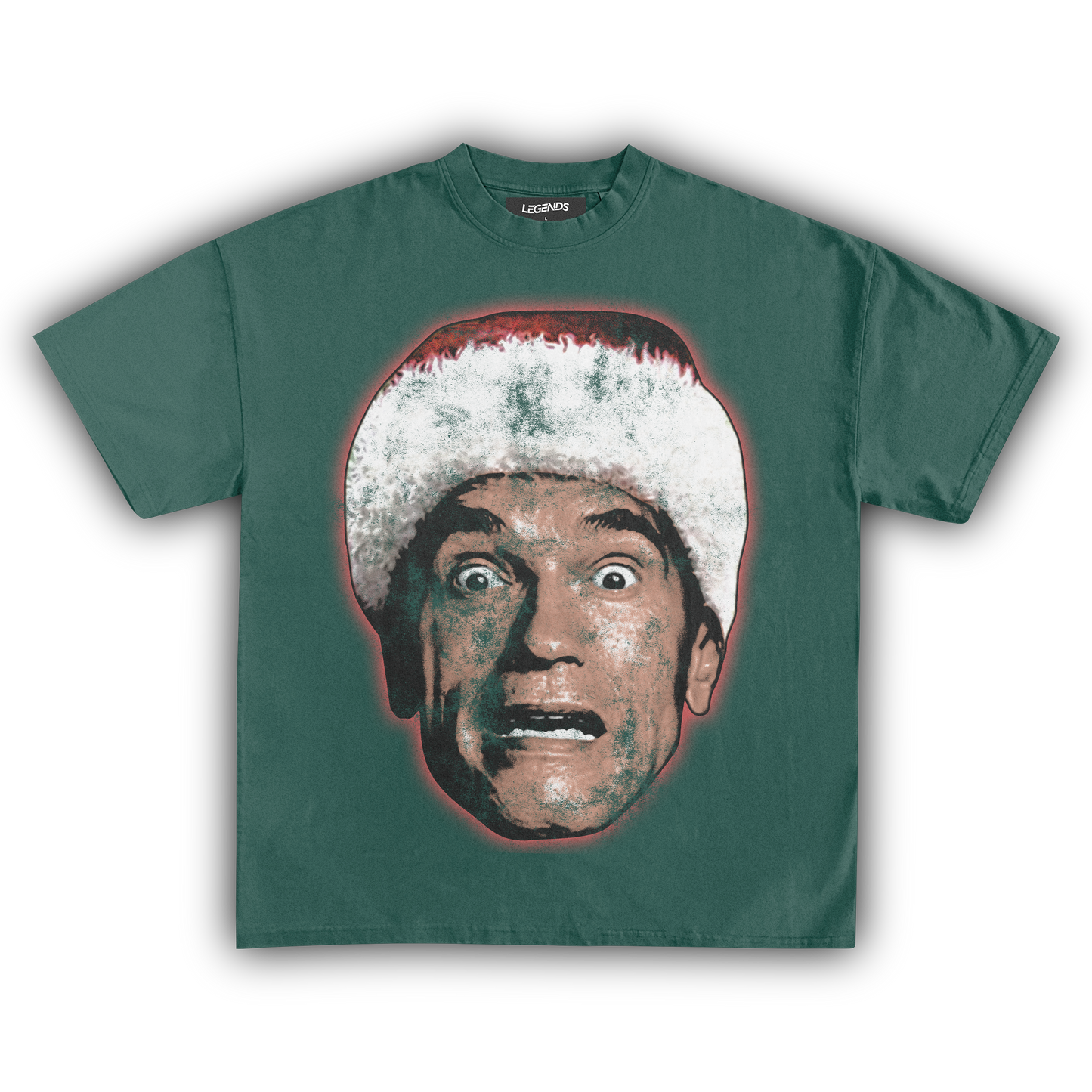 JINGLE ALL THE WAY BIG FACE TEE